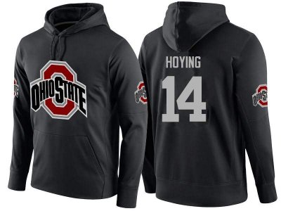 Men's Ohio State Buckeyes #34 Carlos Hyde Nike NCAA Name-Number College Football Hoodie Discount KML7844NK